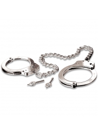 Металлические наручники Metal Leg Cuffs - Pipedream - купить с доставкой в Жуковском