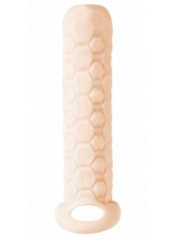 Телесный фаллоудлинитель Homme Long - 13,5 см. - Lola Games - в Жуковском купить с доставкой