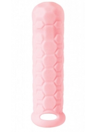 Розовый фаллоудлинитель Homme Long - 15,5 см. - Lola Games - в Жуковском купить с доставкой