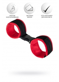Красно-черные велюровые оковы Anonymo - ToyFa - купить с доставкой в Жуковском