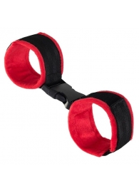 Красно-черные велюровые оковы Anonymo - ToyFa - купить с доставкой в Жуковском
