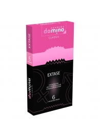 Презервативы с точками и рёбрышками DOMINO Classic Extase - 6 шт. - Domino - купить с доставкой в Жуковском