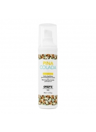 Разогревающее массажное масло с ароматом пина колада Gourmet Pina Colada - 50 мл. - Exsens - купить с доставкой в Жуковском