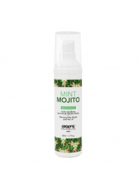 Разогревающее массажное масло с ароматом мохито Gourmet Mint Mojito - 50 мл. - Exsens - купить с доставкой в Жуковском