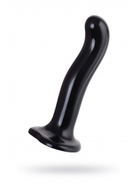 Черный стимулятор для пар P G-Spot Dildo Size L - 19 см. - Strap-on-me - в Жуковском купить с доставкой