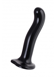 Черный стимулятор для пар P G-Spot Dildo Size L - 19 см. - Strap-on-me - в Жуковском купить с доставкой
