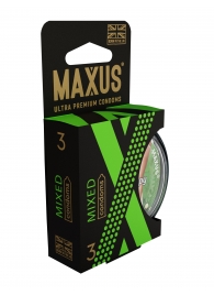 Презервативы в пластиковом кейсе MAXUS AIR Mixed - 3 шт. - Maxus - купить с доставкой в Жуковском