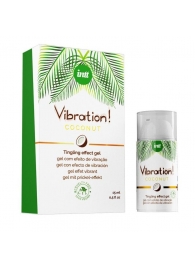 Возбуждающий гель с ароматом кокоса Vibration Coconut - 15 мл. - INTT - купить с доставкой в Жуковском