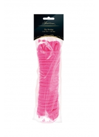 Розовая веревка для связывания Sweet Caress Rope - 10 метров - Sweet Caress - купить с доставкой в Жуковском