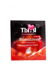 Разогревающий гель-лубрикант Stimulove Strong в одноразовой упаковке - 4 гр. - Биоритм - купить с доставкой в Жуковском