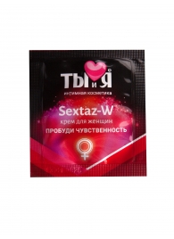 Возбуждающий крем для женщин Sextaz-W в одноразовой упаковке - 1,5 гр. - Биоритм - купить с доставкой в Жуковском