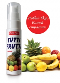 Гель-смазка Tutti-frutti со вкусом тропических фруктов - 30 гр. - Биоритм - купить с доставкой в Жуковском
