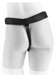 Страпон с телесной насадкой 7  Uncut with Strap on Harness - 18 см. - Pipedream - купить с доставкой в Жуковском