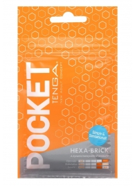 Карманный мастурбатор HEXA-BRICK - Tenga - в Жуковском купить с доставкой