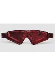 Двусторонняя красно-черная маска на глаза Reversible Faux Leather Blindfold - Fifty Shades of Grey - купить с доставкой в Жуковском