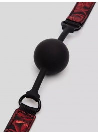 Кляп-шар на двусторонних ремешках Reversible Silicone Ball Gag - Fifty Shades of Grey - купить с доставкой в Жуковском