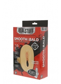 Мастурбатор-вагина с вибрацией и выносным пультом управления REALSTUFF SMOOTH   BALD - Dream Toys - в Жуковском купить с доставкой