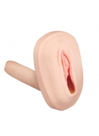 Мастурбатор-вагина с вибрацией и выносным пультом управления REALSTUFF SMOOTH   BALD - Dream Toys - в Жуковском купить с доставкой