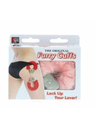 Металлические наручники с розовой меховой опушкой METAL HANDCUFF WITH PLUSH PINK - Dream Toys - купить с доставкой в Жуковском