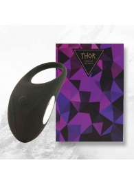 Черное эрекционное виброкольцо Thor Cockring - FeelzToys - в Жуковском купить с доставкой