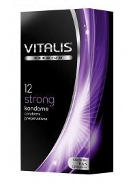 Презервативы с утолщённой стенкой VITALIS PREMIUM strong - 12 шт. - Vitalis - купить с доставкой в Жуковском