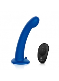 Синяя насадка Remote Control P-Spot G-Spot с черными трусиками - 20 см. - Pegasus - купить с доставкой в Жуковском