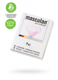 Супертонкие презервативы Masculan Pur - 3 шт. - Masculan - купить с доставкой в Жуковском