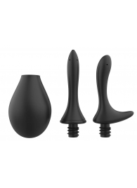 Черный анальный душ Nexus Anal Douche Set с 2 сменными насадками - Nexus Range - купить с доставкой в Жуковском