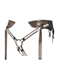 Бронзовый пояс для насадок Desirous Harness - Strap-on-me - купить с доставкой в Жуковском