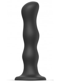 Черная насадка Strap-On-Me Dildo Geisha Balls size XL - Strap-on-me - купить с доставкой в Жуковском