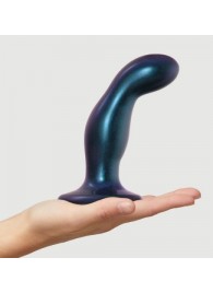 Темно-синяя насадка Strap-On-Me Dildo Plug Snaky size M - Strap-on-me - купить с доставкой в Жуковском