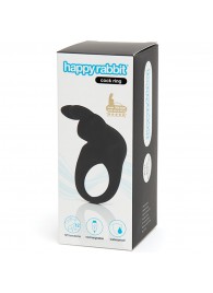 Черное эрекционное виброкольцо Happy Rabbit Rechargeable Rabbit Cock Ring - Happy Rabbit - в Жуковском купить с доставкой