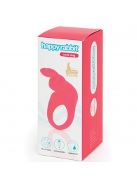 Розовое эрекционное виброкольцо Happy Rabbit Rechargeable Rabbit Cock Ring - Happy Rabbit - в Жуковском купить с доставкой