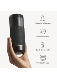 Черный мастурбатор с контролем всасывания Arcwave Pow Stroker - Arcwave - в Жуковском купить с доставкой