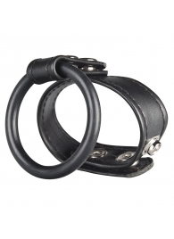 Двойное кольцо выносливости на пенис DUAL STAMINA RING - BlueLine - в Жуковском купить с доставкой