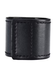 Хомут-утяжка для мошонки из искусственной кожи на липучке VELCRO BALL STRETCHER- 4 см. - BlueLine - в Жуковском купить с доставкой