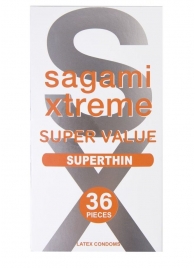 Ультратонкие презервативы Sagami Xtreme Superthin - 36 шт. - Sagami - купить с доставкой в Жуковском