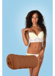 Коричневый мастурбатор-вагина BRIANNA - Dream Toys - в Жуковском купить с доставкой
