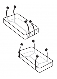 Фиксаторы для кровати WRAPAROUND MATTRESS RESTRAIN - Pipedream - купить с доставкой в Жуковском