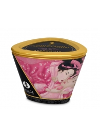 Массажная свеча Rose Petals с ароматом розы - 170 мл. - Shunga - купить с доставкой в Жуковском