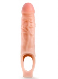Телесная насадка на пенис 9 Inch Cock Sheath Extender - 22,2 см. - Blush Novelties - в Жуковском купить с доставкой