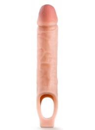 Телесная насадка на пенис 10 Inch Cock Sheath Extender - 25 см. - Blush Novelties - в Жуковском купить с доставкой
