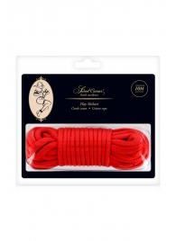 Красная веревка для фиксации - 10 м. - Sweet Caress - купить с доставкой в Жуковском