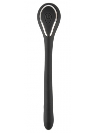 Черный гибкий уретральный стимулятор с вибрацией Vibrating Bendable Dilator - 13,5 см. - Orion - купить с доставкой в Жуковском