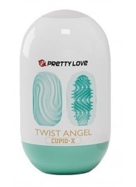 Бирюзовый мастурбатор-яйцо Twist Angel - Baile - в Жуковском купить с доставкой