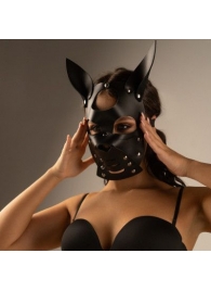 Черная маска  Собака  с ушками - Crazy Handmade - купить с доставкой в Жуковском