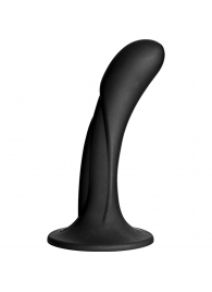 Черная изогнутая насадка Vac-U-Lock G-Spot - 16,5 см. - Doc Johnson - купить с доставкой в Жуковском