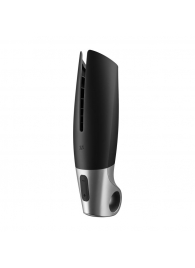 Черный мастурбатор с вибрацией Power Masturbator - Satisfyer - в Жуковском купить с доставкой