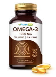 Пищевая добавка SuperCaps OMEGA-3 - 50 капсул (1000 мг) - SuperCaps - купить с доставкой в Жуковском