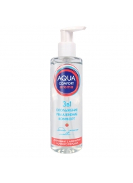 Гель-лубрикант на водной основе Aqua Comfort Aroma с ароматом персика - 195 гр. - Биоритм - купить с доставкой в Жуковском